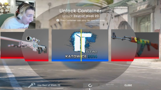 CSGO case opening simulator animation